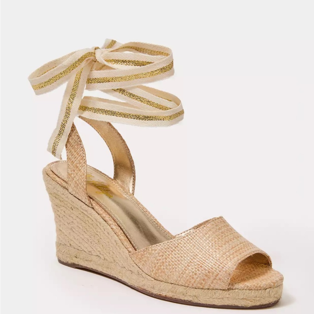 Lilly‎ Pulitzer NWT Paisley Espadrille Wedge